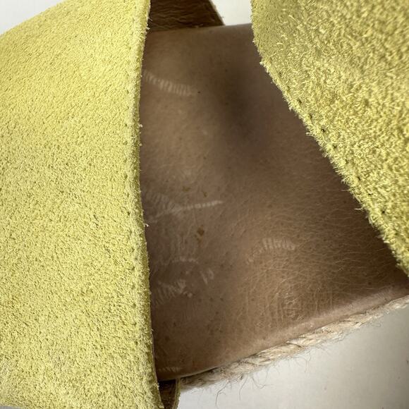 Sorel Joanie II Slingback Wedge Sandal Sunnyside Yellow Espadrille Shoe Size 7.5 - Picture 9 of 10